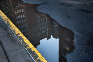 Street reflection NYC